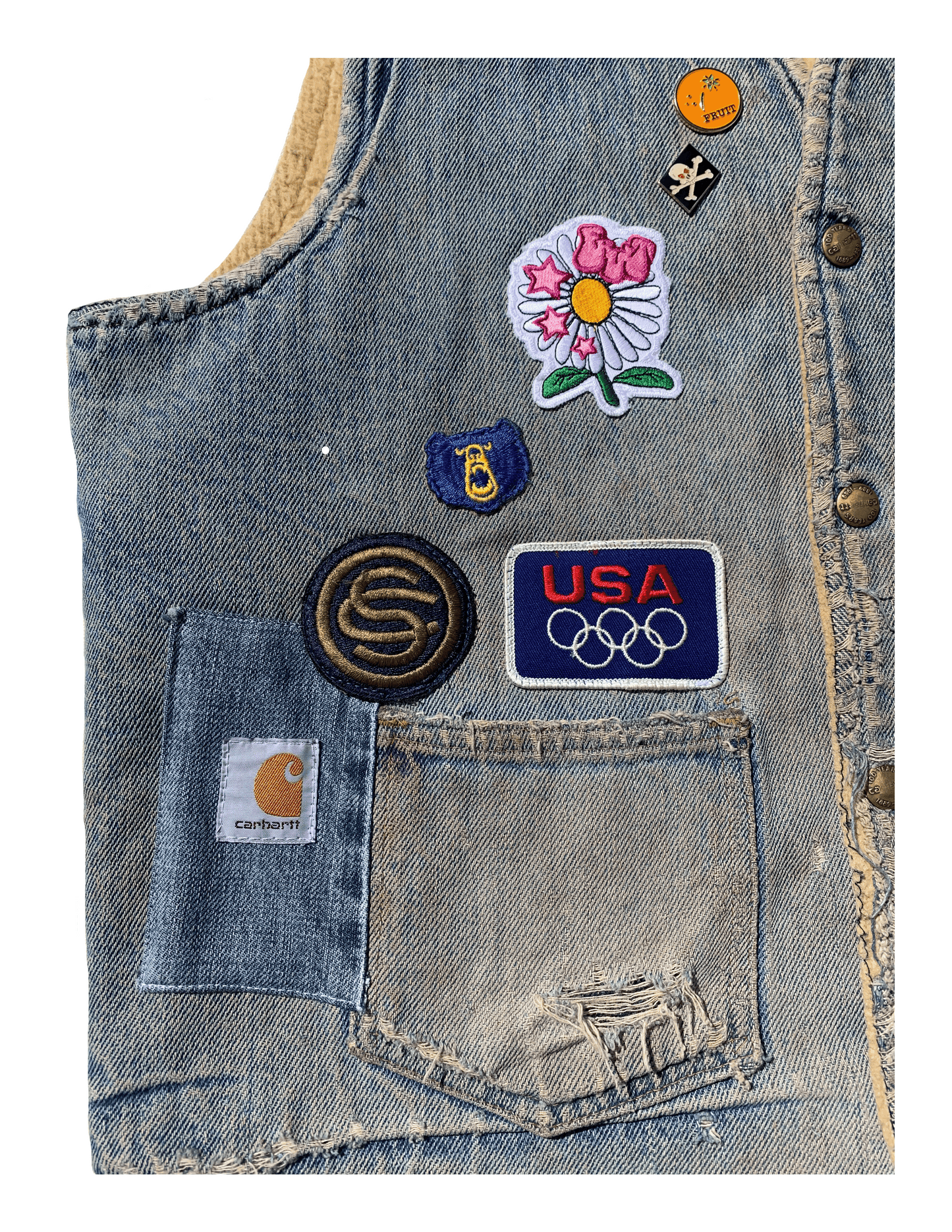 FRUIT Insulated Denim Vest(SS23)