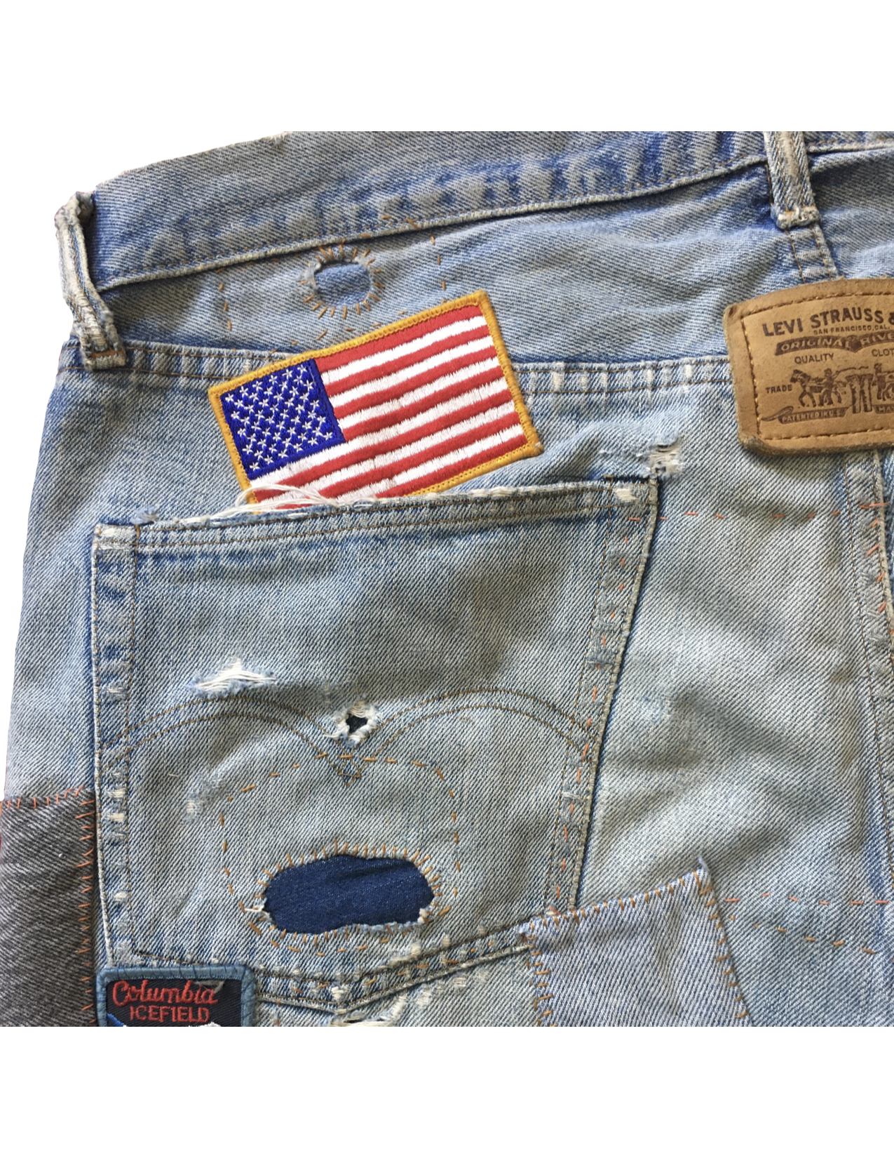 Jean best sale patchwork levis