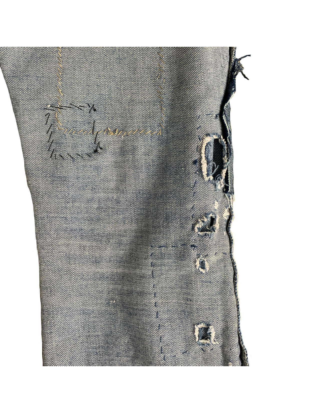 FRUIT 1970s Levi's Orange Tab Flare Patchwork Denim