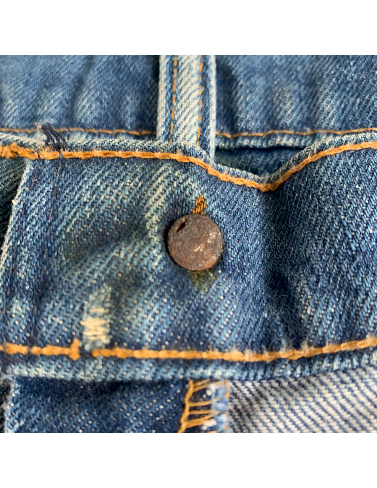 FRUIT 1970s Levi's Orange Tab Flare Patchwork Denim