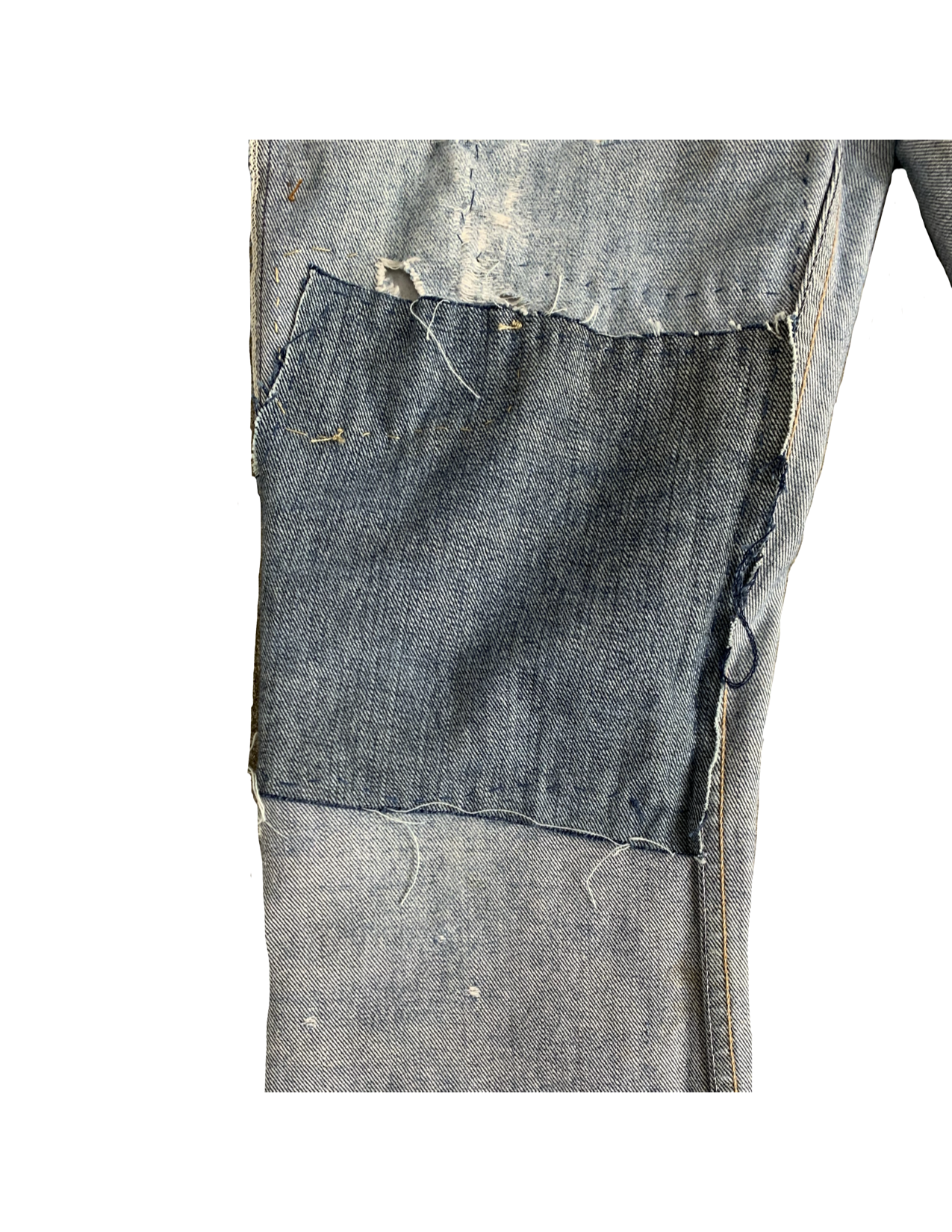 FRUIT 1970s Levi's Orange Tab Flare Patchwork Denim