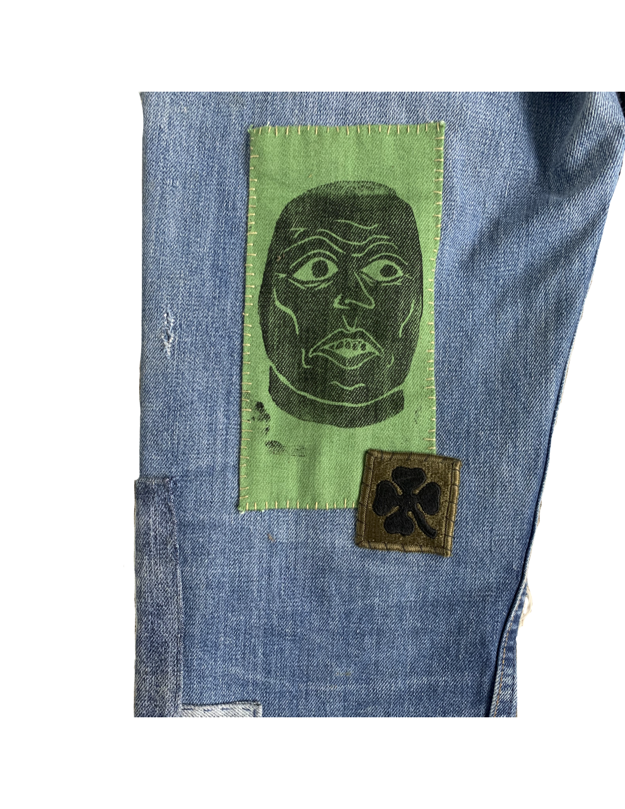 FRUIT 1970s Levi's Orange Tab Flare Patchwork Denim