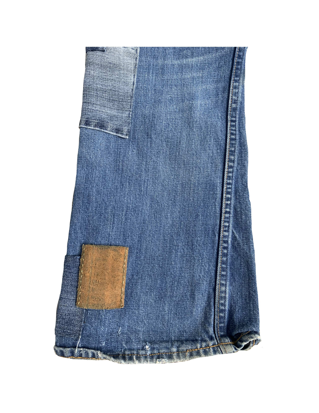 FRUIT 1970s Levi's Orange Tab Flare Patchwork Denim
