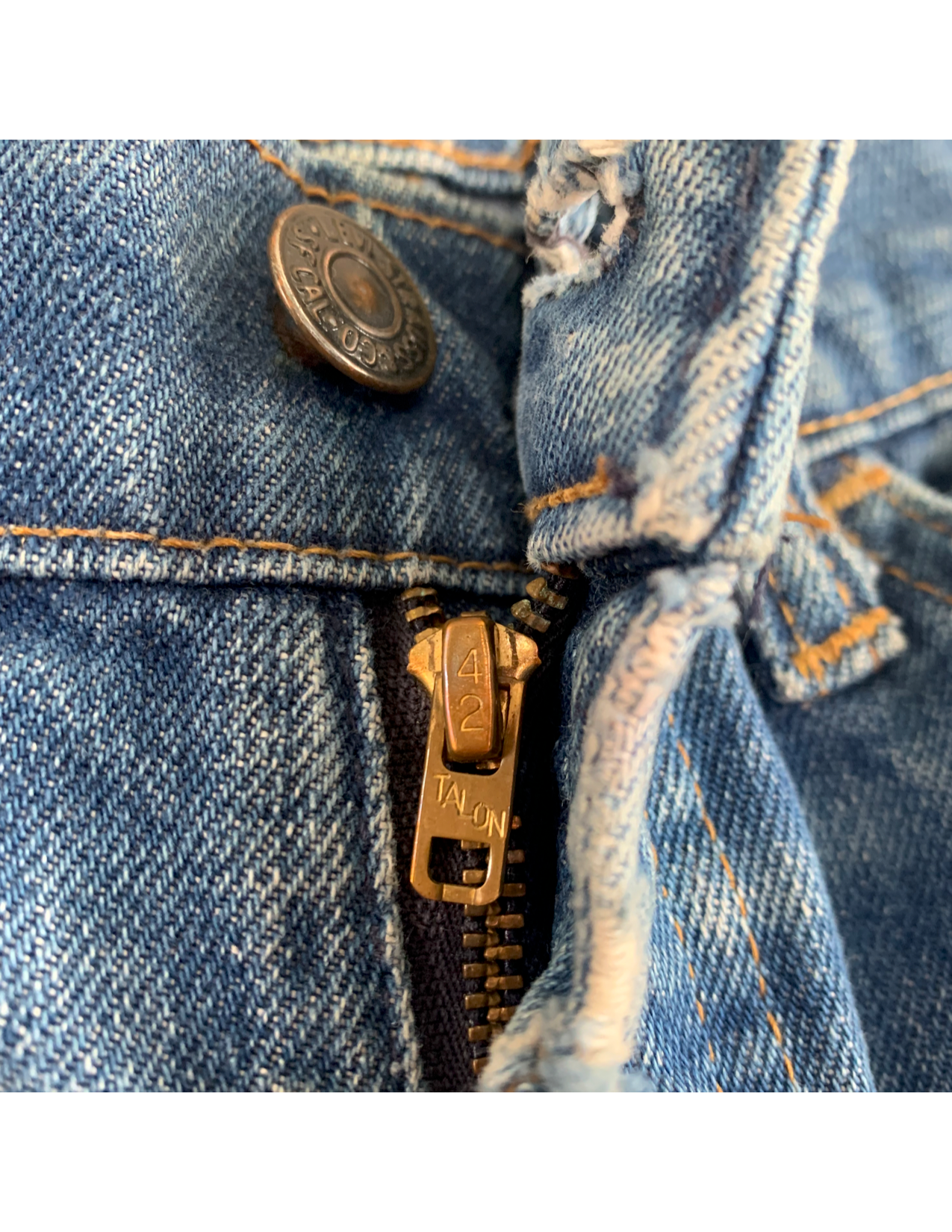 FRUIT 1970s Levi's Orange Tab Flare Patchwork Denim